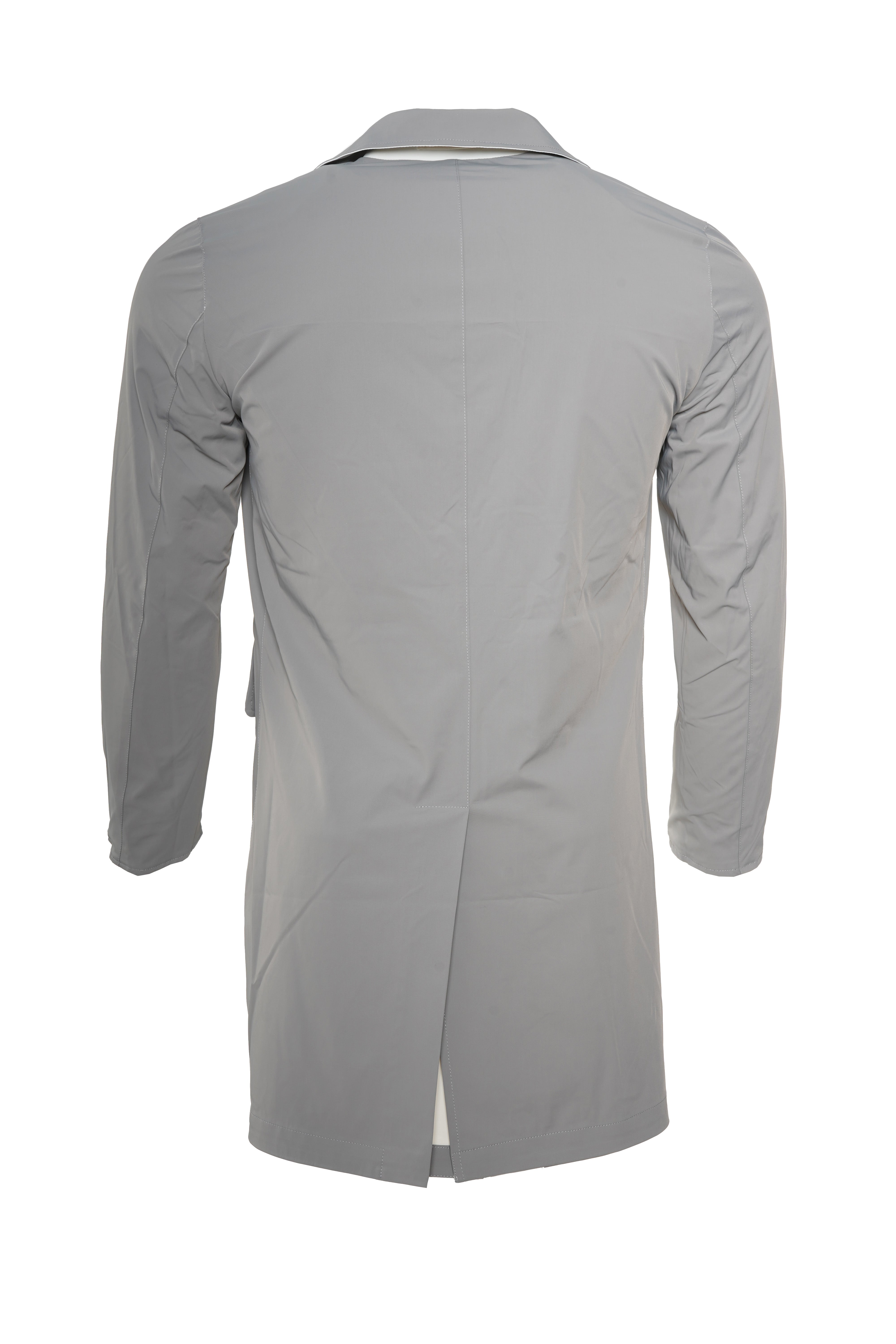 Kired Kim Solid Nylon Reversible Button Up Overcoat – Riflessi