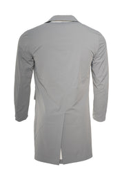 Kired Kim Solid Nylon Reversible Button Up Overcoat
