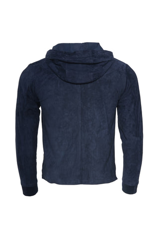 Kired Olek 1 Solid Suede Hooded Zip-Up Light-Jacket