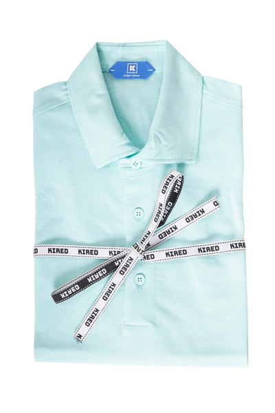 Kired POSI Short Sleeve Quarter Button Polo Shirt