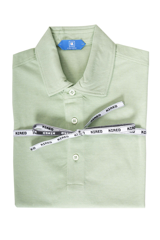 Kired POSI Short Sleeve Quarter Button Polo Shirt