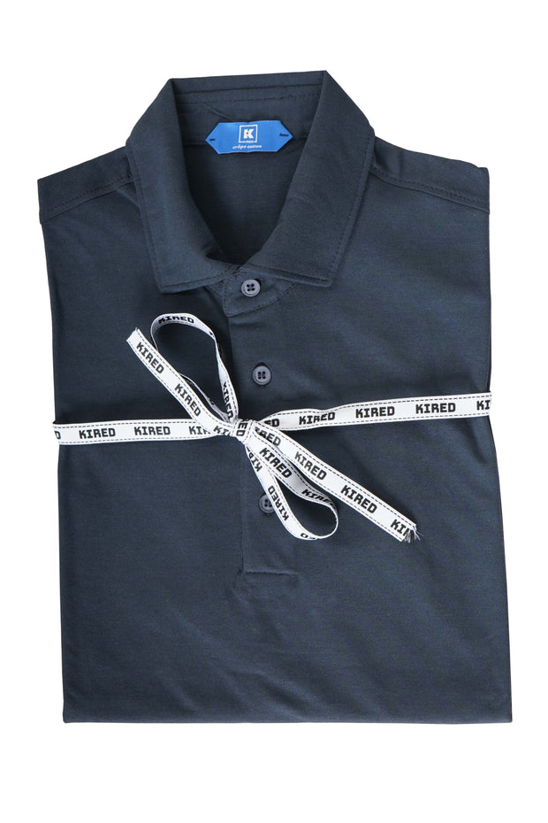 Kired POSI Short Sleeve Quarter Button Polo Shirt
