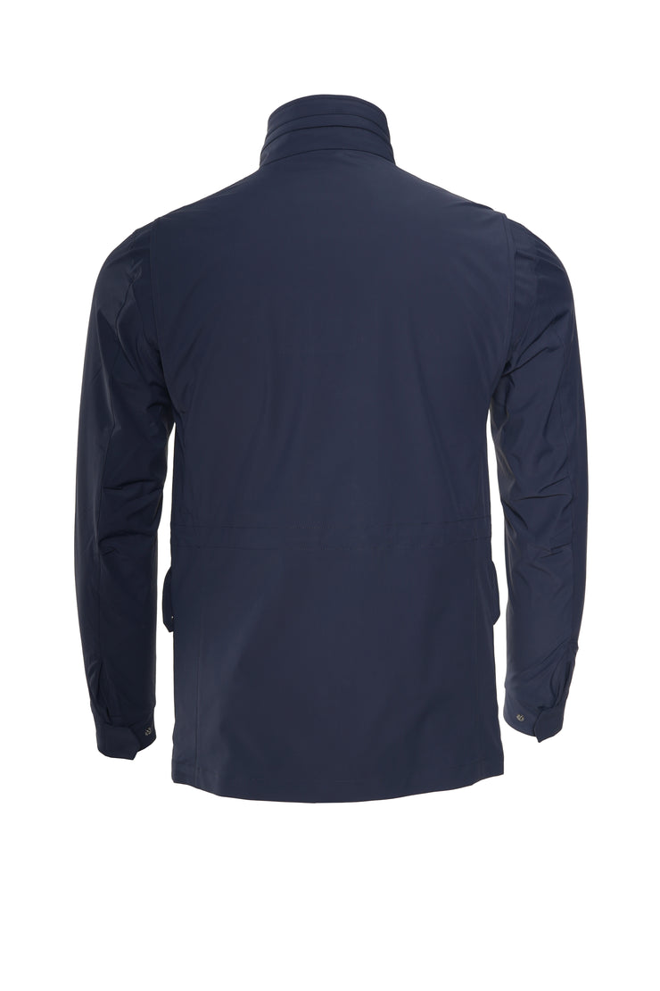 Kired Yari Solid Nylon Hidden Hood Light-Jacket