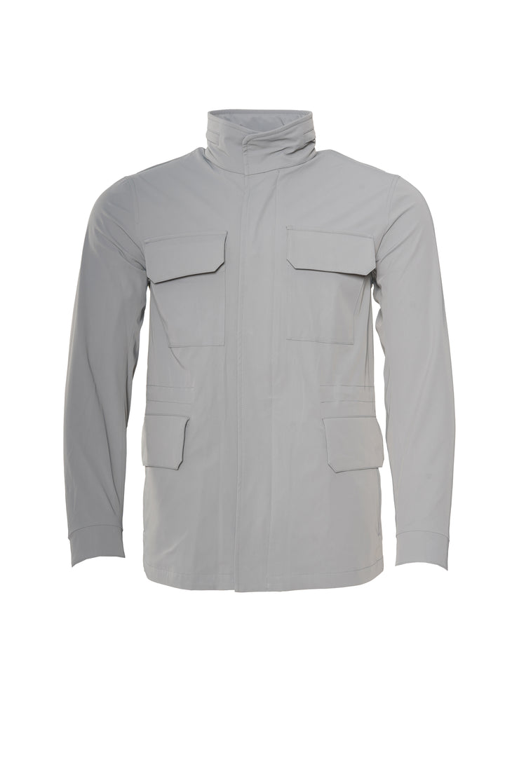 Kired Yari Solid Nylon Hidden Hood Light-Jacket