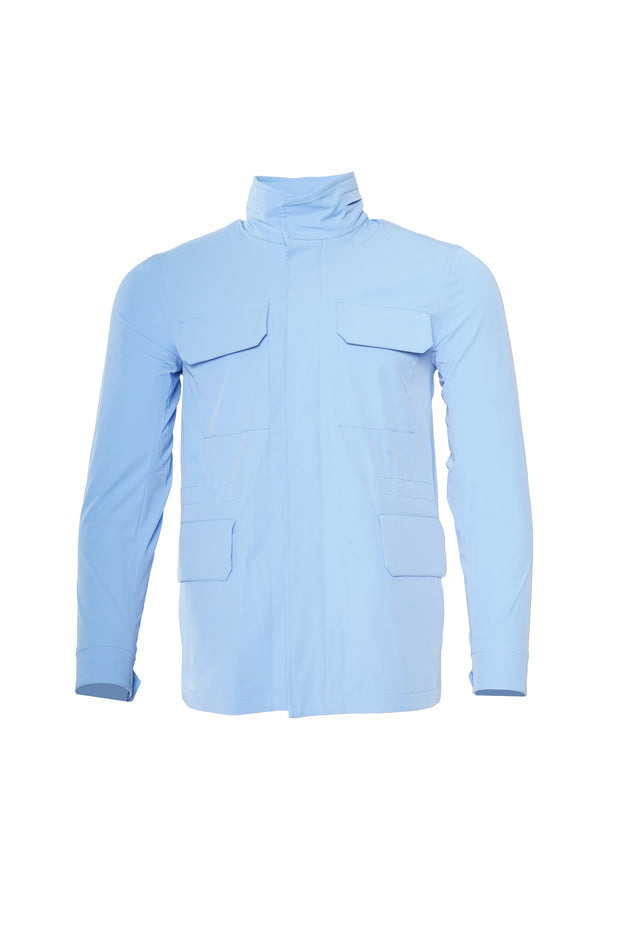 Kired Yari Solid Nylon Hidden Hood Light-Jacket