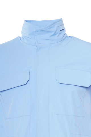 Kired Yari Solid Nylon Hidden Hood Light-Jacket