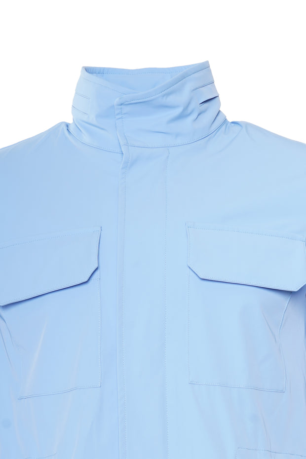 Kired Yari Solid Nylon Hidden Hood Light-Jacket