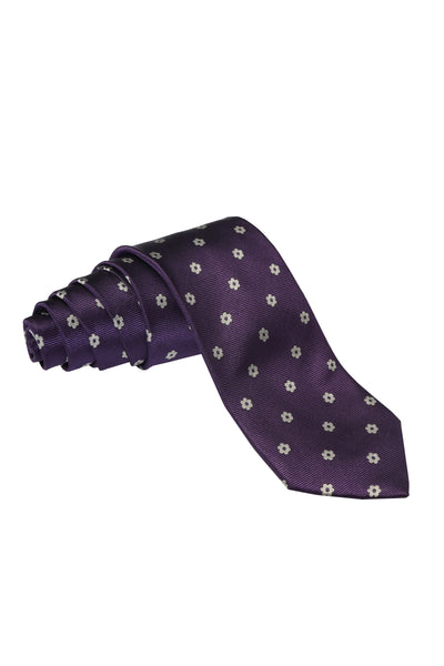 L'uomo di Colosso Pisano Floral Silk Tie