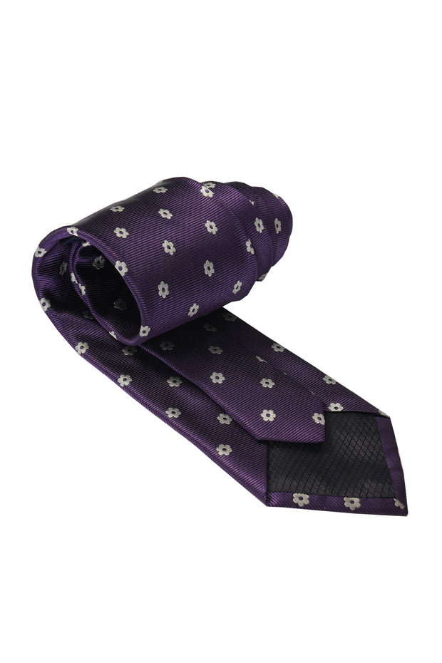 L'uomo di Colosso Pisano Floral Silk Tie