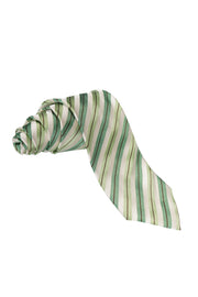 Pal Zileri Diagonal Double Pinstripe Silk Tie