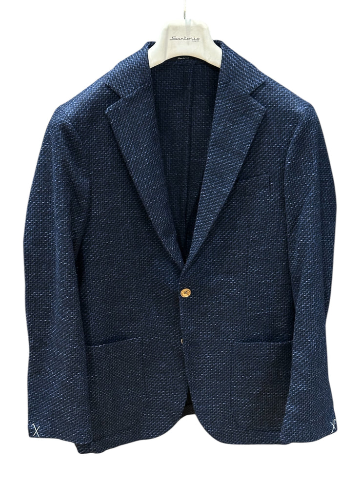 Sartorio Woven Virgin Wool-Cotton-Silk Sport Jacket