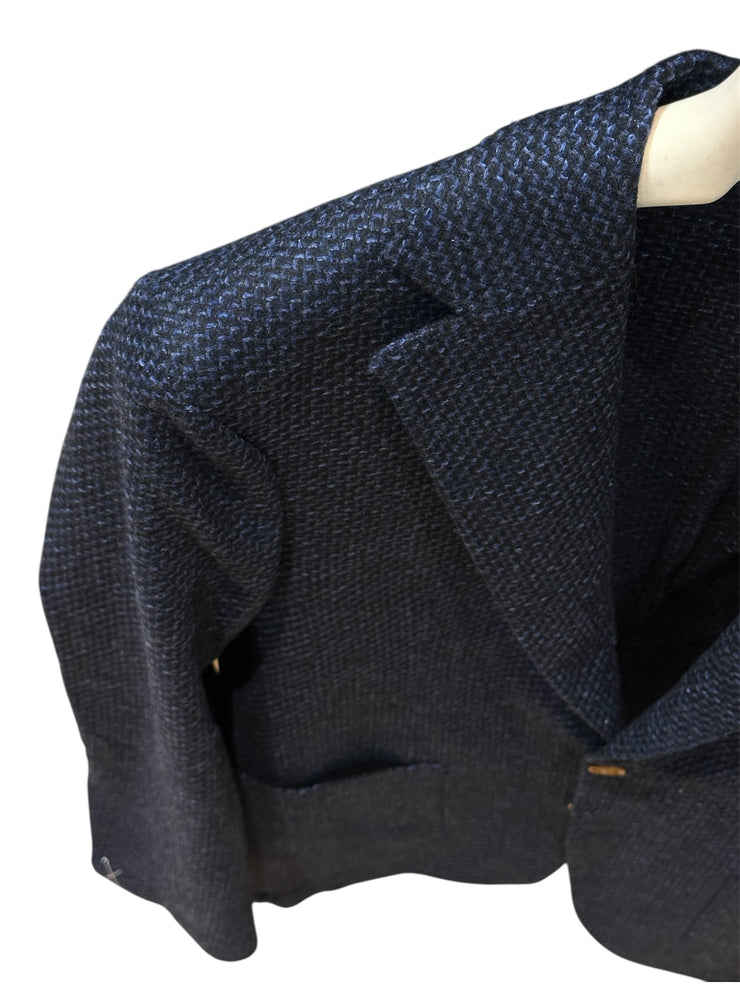 Sartorio Woven Virgin Wool-Cotton-Silk Sport Jacket