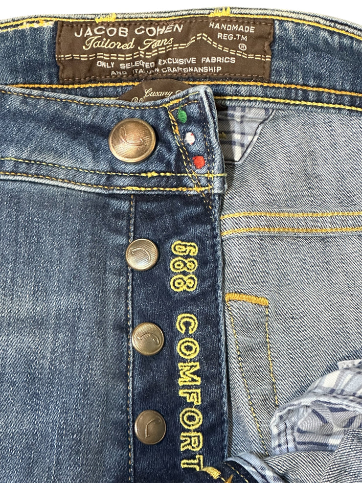 Jacob Cohen 688 Comfort Classic Pocket Cotton Jeans