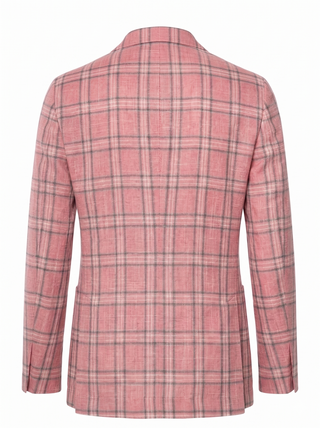 Sartorio Double-Windowpane Virgin Wool-Silk Sport Jacket