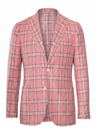 Sartorio Double-Windowpane Virgin Wool-Silk Sport Jacket