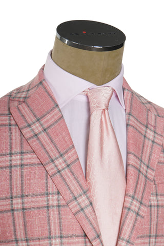 Sartorio Double-Windowpane Virgin Wool-Silk Sport Jacket