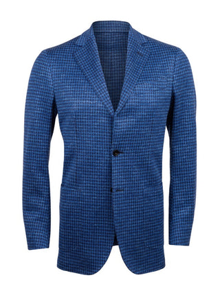 Sartorio Houndstooth Virgin Wool-Silk Sport Jacket