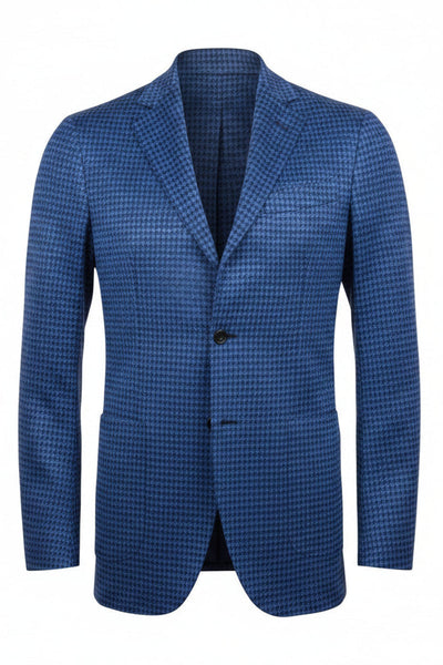 Sartorio Houndstooth Virgin Wool-Silk Sport Jacket – Riflessi