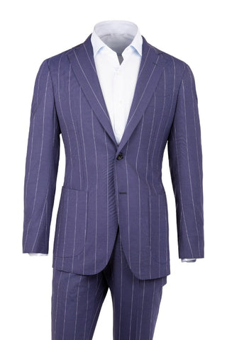 Sartorio Virgin Wool Jumbo Pinstripe Suit