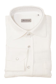 Sartorio Denim Snap Button Cotton Shirt