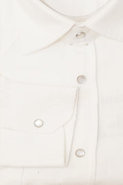 Sartorio Denim Snap Button Cotton Shirt