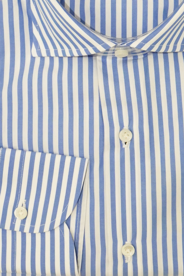 Sartorio Jumbo Pinstripe Cotton Dress Shirt