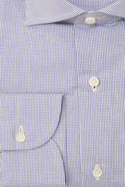 Sartorio Micro Box Check Cotton Dress Shirt