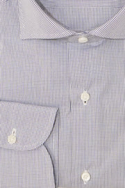 Sartorio Micro Box Check Cotton Dress Shirt