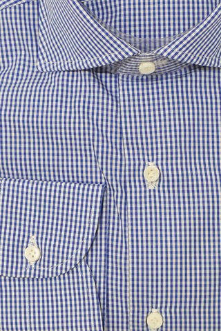 Sartorio Micro Gingham Cotton Dress Shirt