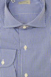 Sartorio Micro Gingham Cotton Dress Shirt