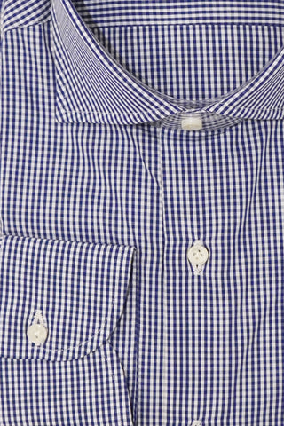 Sartorio Micro Gingham Cotton Dress Shirt