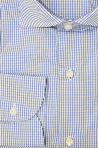 Sartorio Micro Gingham Cotton Dress Shirt