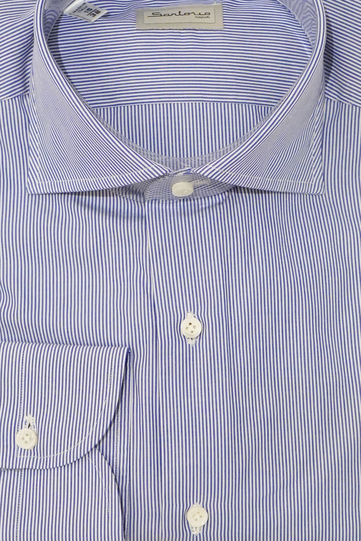 Sartorio Micro Pinstripe Cotton Dress Shirt