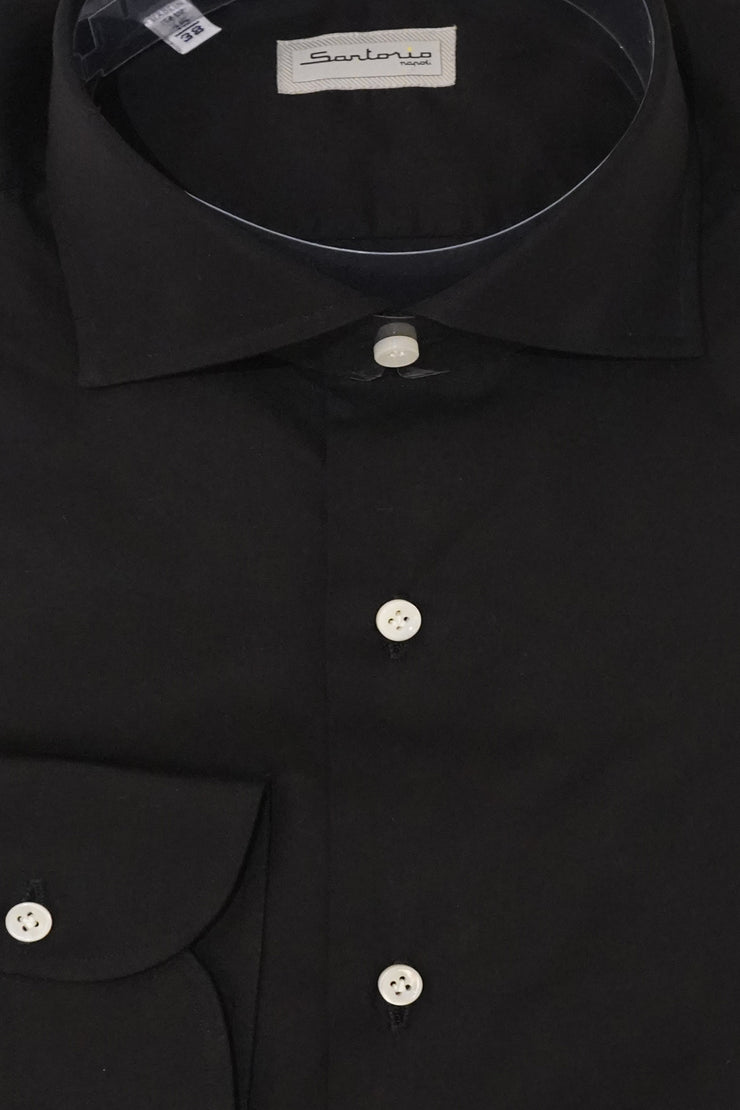 Sartorio Solid Cotton Dress Shirt