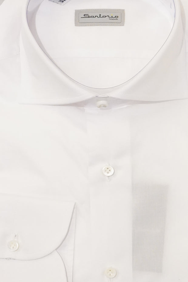 Sartorio Solid Cotton Dress Shirt