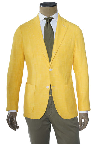 Sartorio Woven Virgin Wool-Cotton Sport Jacket