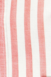 Sartorio Jumbo Pinstripe Denim Snap Button Cotton Overshirt