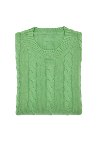 Manrico Cashmere Cable Knit Sweater