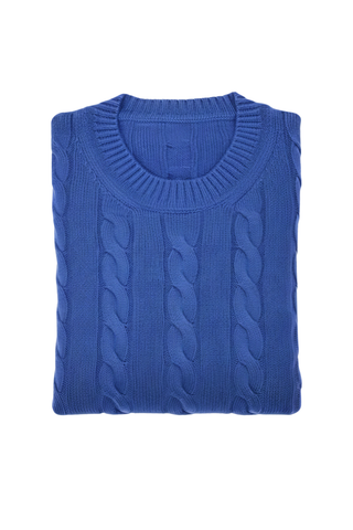 Manrico Cashmere Cable Knit Sweater
