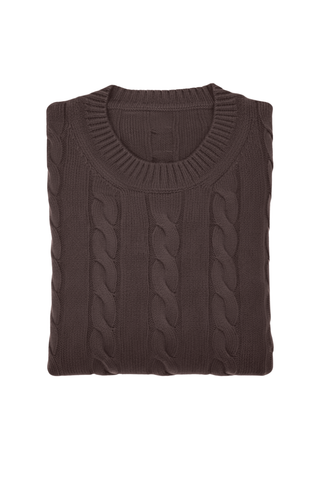 Manrico Cashmere Cable Knit Sweater