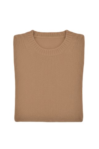 Fedeli Wool-Cashmere Crew Neck Sweater