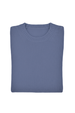 Fedeli Wool-Cashmere Crew Neck Sweater