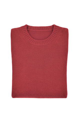 Fedeli Wool-Cashmere Crew Neck Sweater