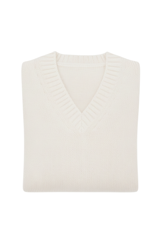 Cruciani Cotton V-Neck Sweater