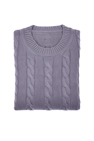 Manrico Cashmere Cable Knit Sweater