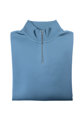 Manrico Cashmere Quarter-Zip Mock Neck Sweater