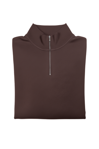Manrico Cashmere Quarter-Zip Mock Neck Sweater