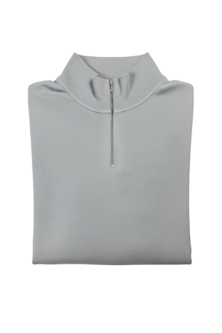 Manrico Cashmere Quarter-Zip Mock Neck Sweater
