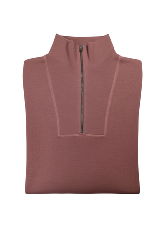 Manrico Cashmere Quarter-Zip Mock Neck Sweater