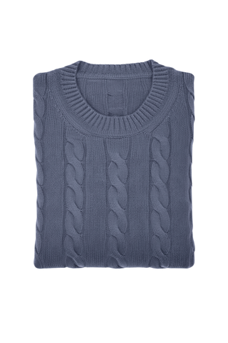 Manrico Cashmere Cable Knit Sweater